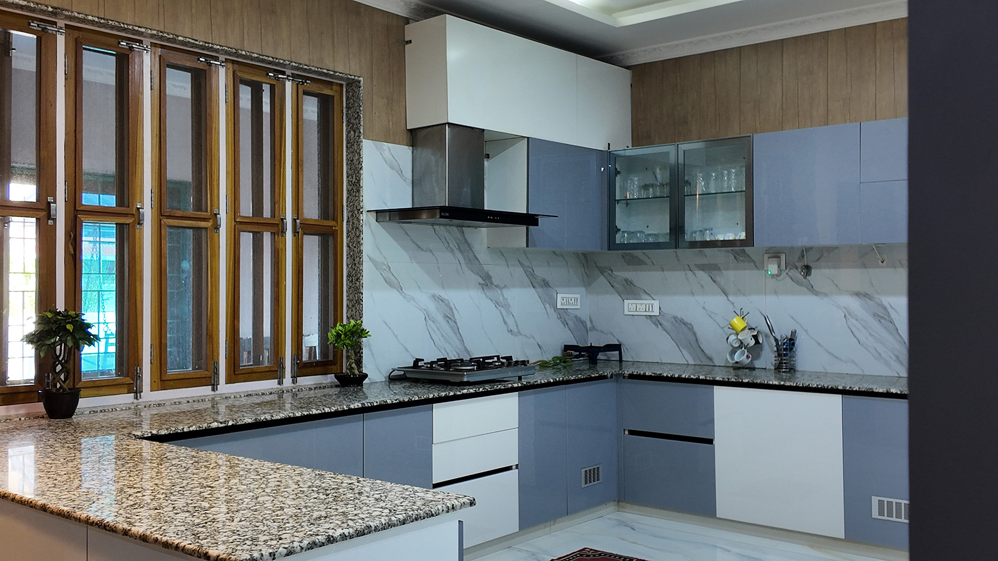 Interior design in Jhapa featuring an elegant study room setup.