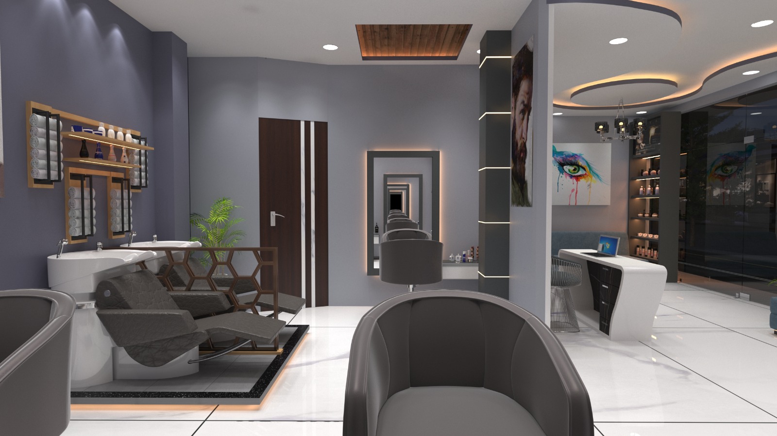 Interior design in Jhapa with a touch of minimalism and functionality of Grand Saloon in Birtamod