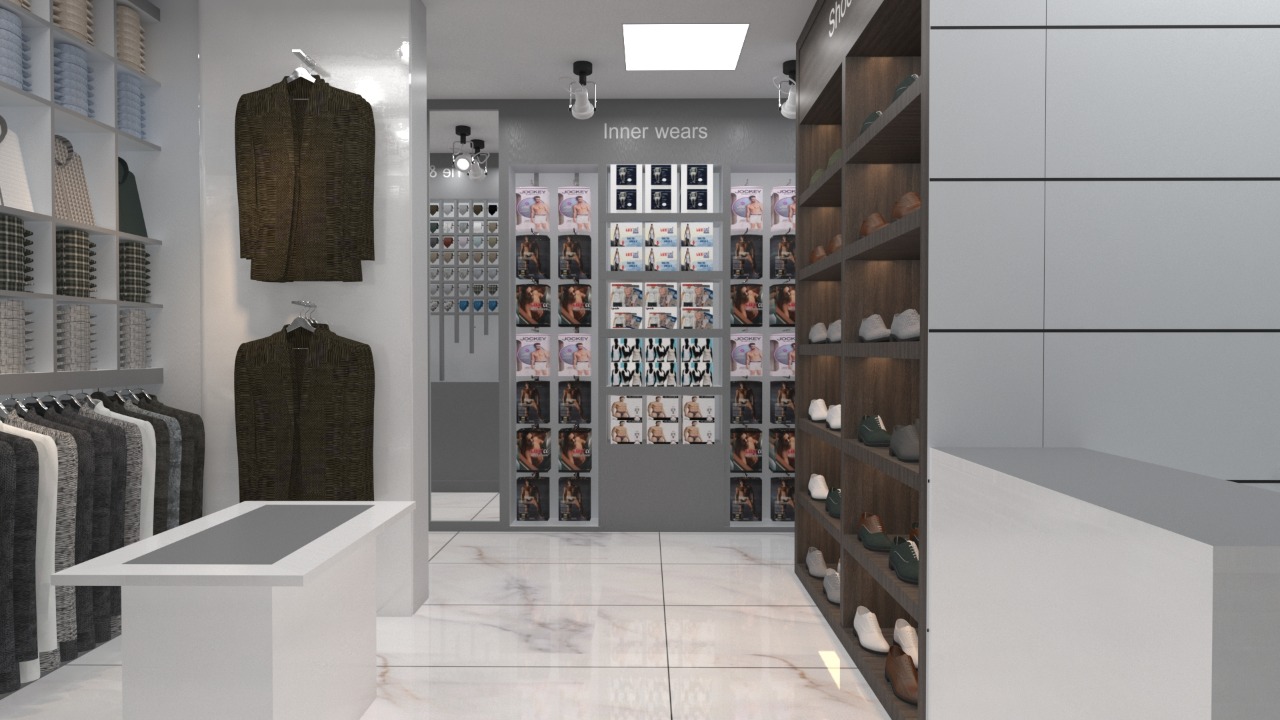 3D Interior Design Of Smart Tailors in Birtamod Jhapa, dress racks